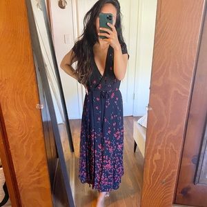 Reformation wrap maxi dress